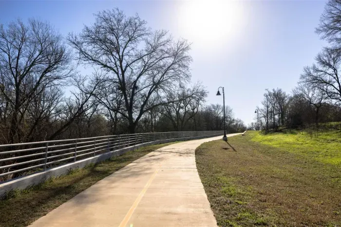 The Bosque River Trail runs directly behind The Hive — step outside and enjoy one of Stephenville's best walking and biking trails right from your backyard.