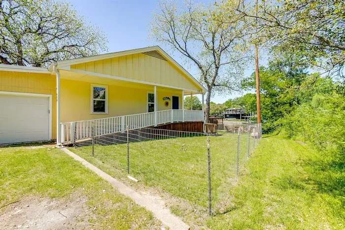 Fully gated yard area — secure outdoor space ideal for dogs and kids.