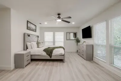 Perfect for couples or solo travelers wanting space, privacy, and entertainment at your fingertips.