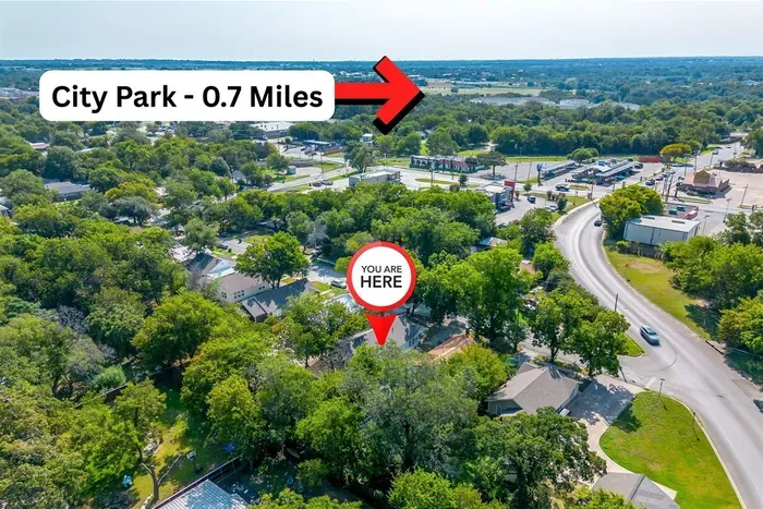 Visual map showing just how close your stay is to the local city park — great for families and pet-friendly outings.