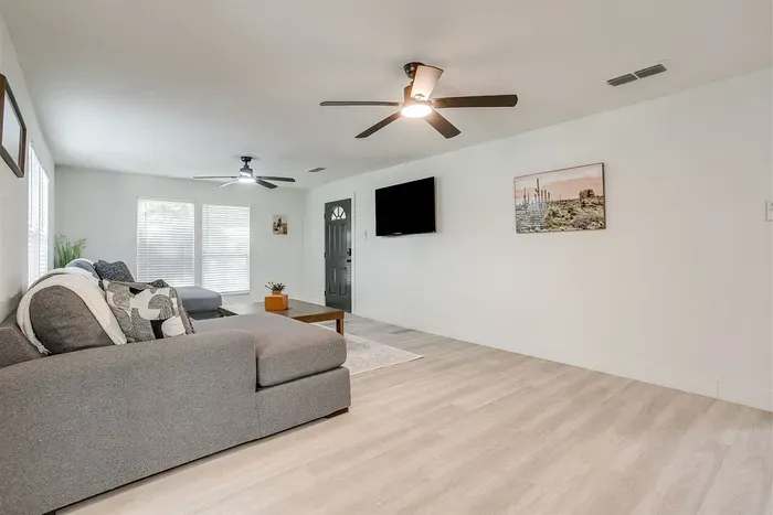 Kick back in this sun-filled room with comfy seating and modern touches, just 0.4 miles from Tarleton State