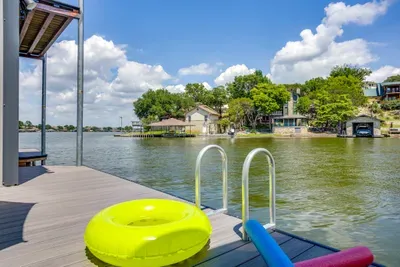 Swim, float, and dive in straight from your private dock