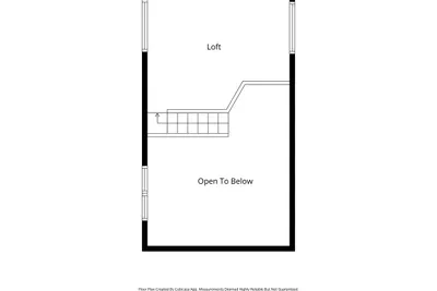 Second-floor loft, open to the living space below