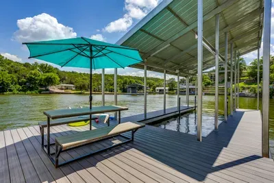 Picnic and lounge on the dock right over the water