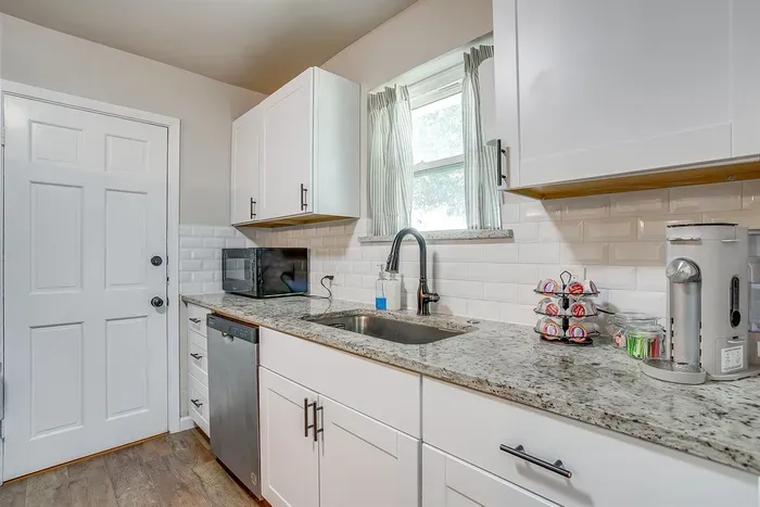 Coffee bar setup with Keurig, mugs, and essentials to start your morning