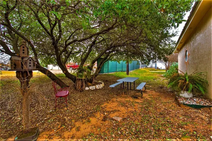 Green space and mature trees create a relaxing, private setting just outside your rental — with river access steps away.
