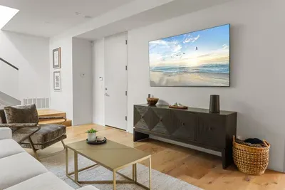Family room with smart TV