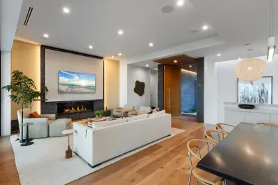 Living and dining room