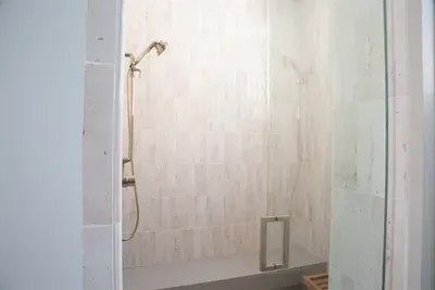 Walk-in steam shower