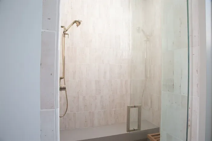 Walk-in steam shower