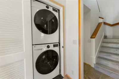 Washer and dryer/off the kitchen