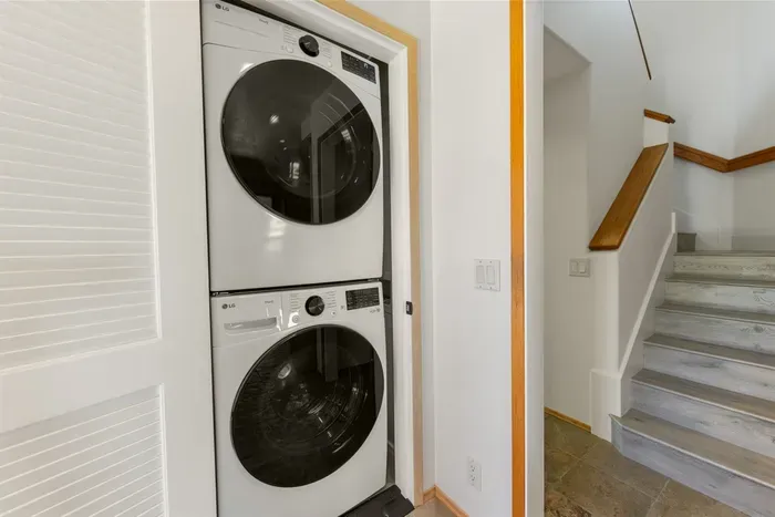 Washer and dryer/off the kitchen