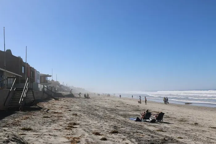 Toes in the sand  - just walk across the road and past 5 houses