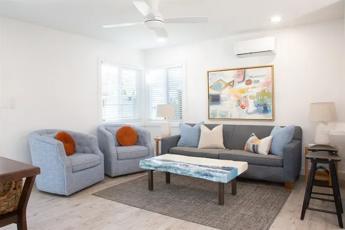 Breezy and comfy living spaces