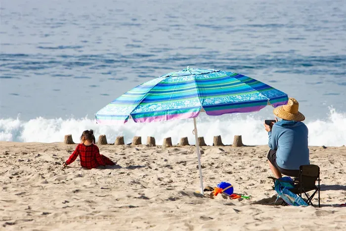 Or make sand castles with your kids