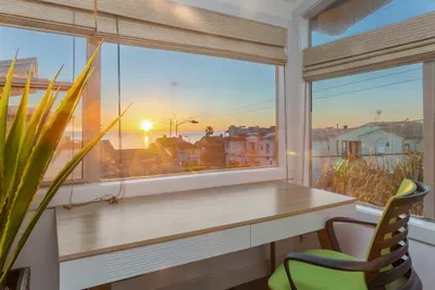 Office desk with ocean views at Sunset :)