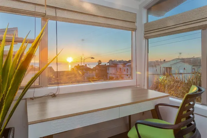 Office desk with ocean views at Sunset :)