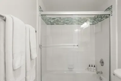 Freshly updated bathrooms