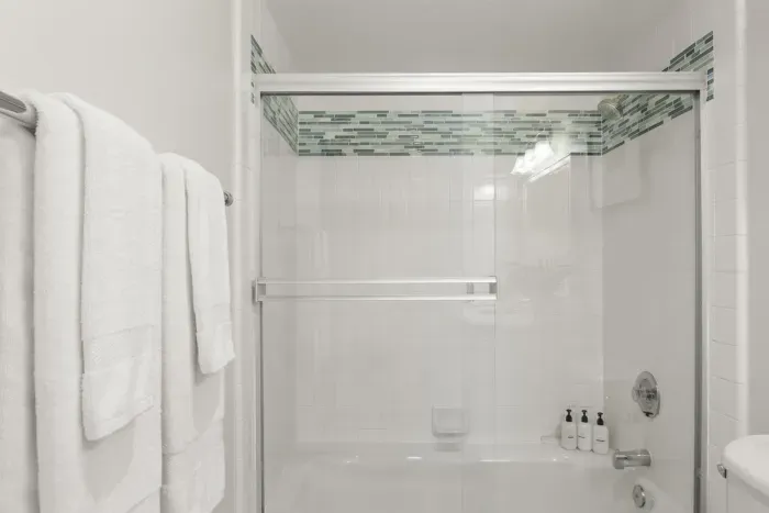 Freshly updated bathrooms