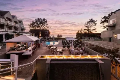 L'Auberge amenities included: spa, heated pool, gym, tennis/pickleball courts
