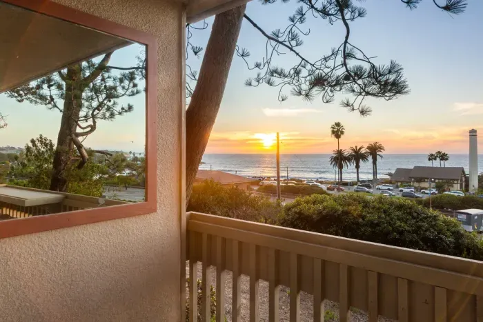 Ocean views for days from the porch