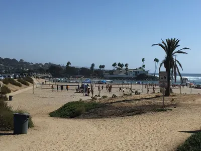 Dog Beach is 2 miles away