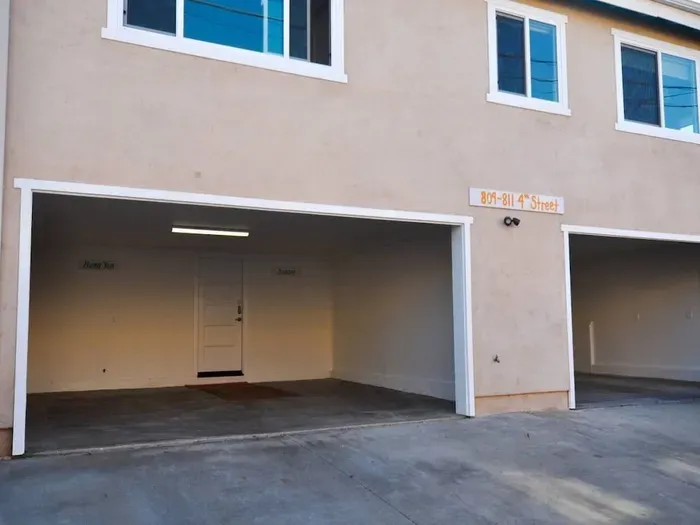 Covered dedicated parking