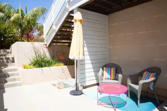 Private patio