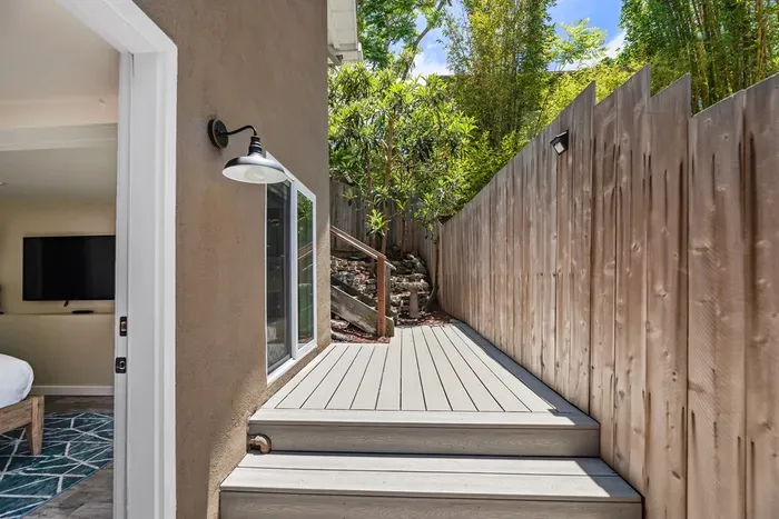 Exterior entrance to guest suite