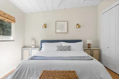 Primary bedroom with ample closet space