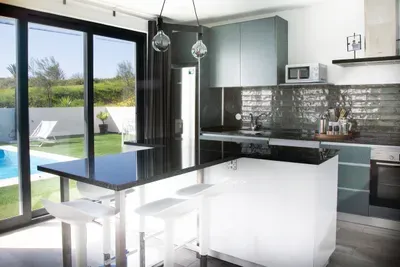 1 of 2 full kitchens
