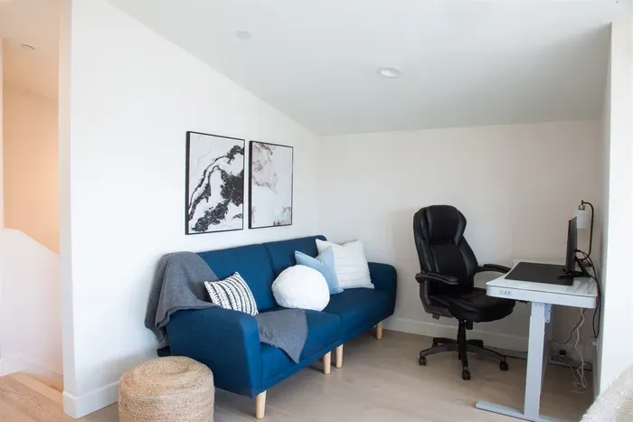 Third Floor Sofa and Desk