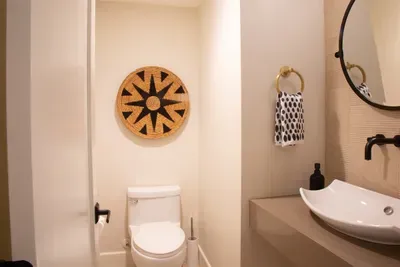 Powder Bath off Kitchen