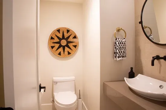 Powder Bath off Kitchen