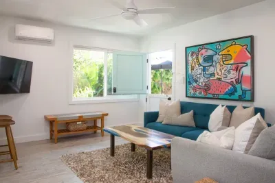 Living Room  - Dutch Doors let in the ocean breezes