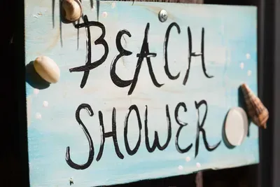 Rinse off after the beach