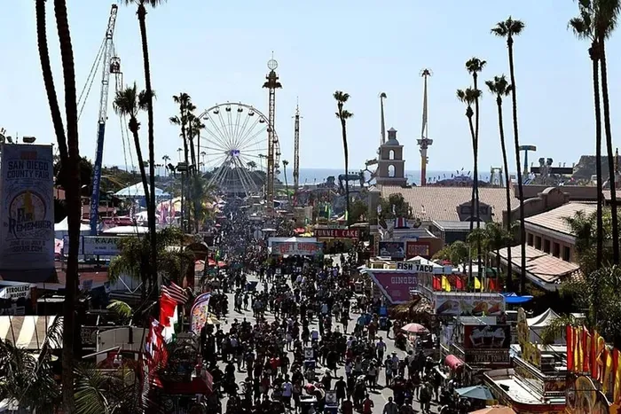 San Diego County Fair is in walking distance and runs June - July 4th.