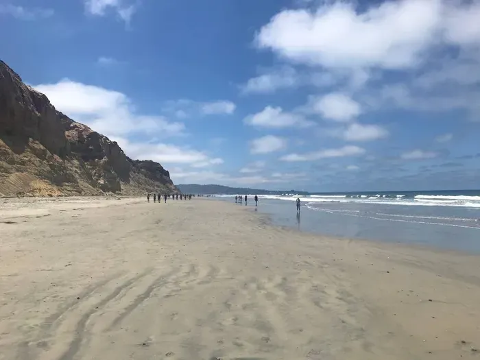 When it's low tide you can walk to La Jolla :)