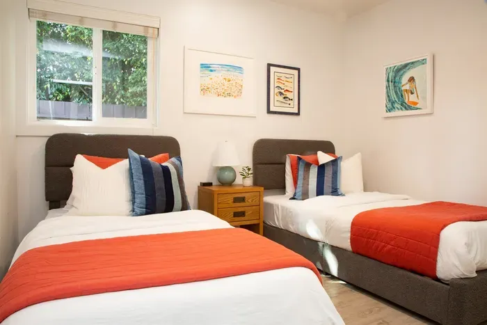Guest bedroom - twin beds in unit two
