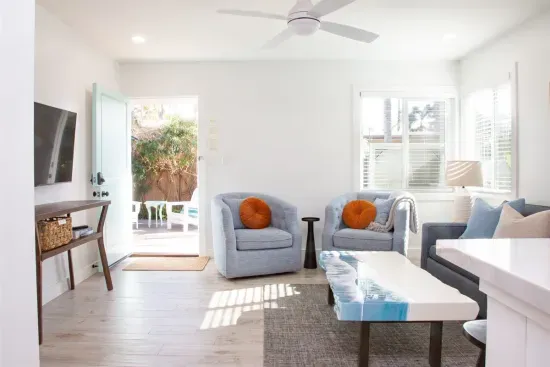 Leave the front doors open for ocean breezes