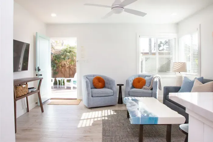 Leave the front doors open for ocean breezes