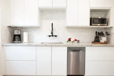 Fully stocked kitchen