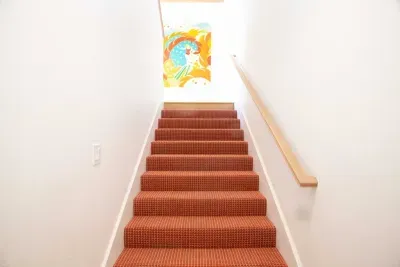 Stairs from the interior entry