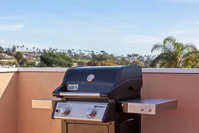Grill and chill on the east deck