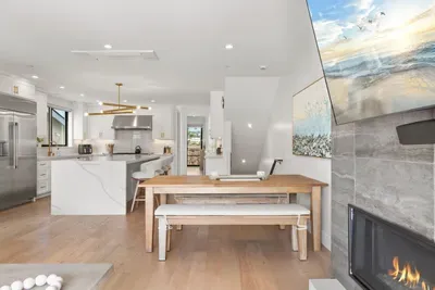 Open concept floor plan