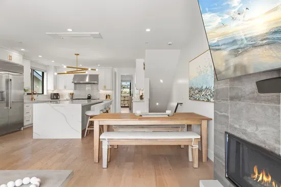 Open concept floor plan
