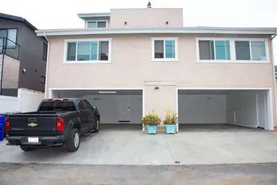 Four parking spots in the carport and four more in the driveway
