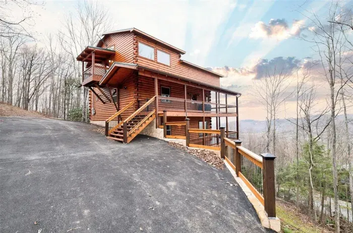 Cabin in the winter