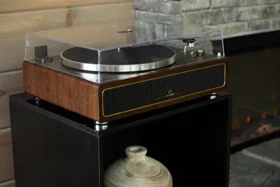 Spin your favorite vinyl or stream via Bluetooth—music your way, anytime