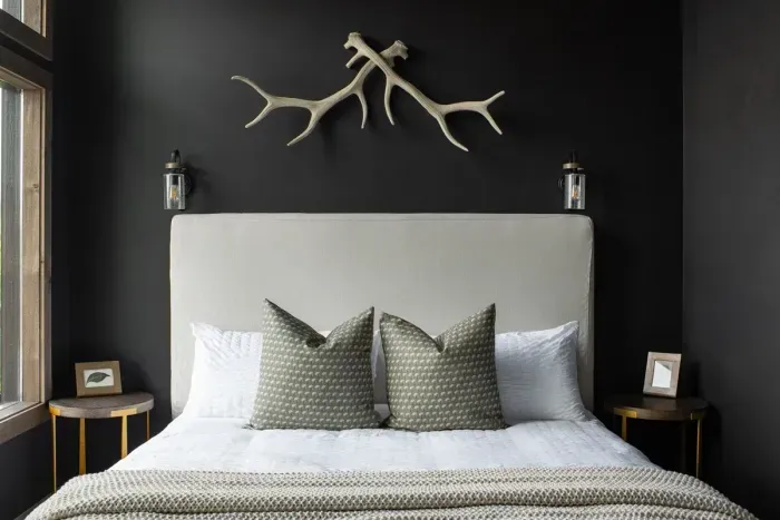 Master Bedroom | Mountain Views • Private Deck • Outdoor Fireplace Retreat